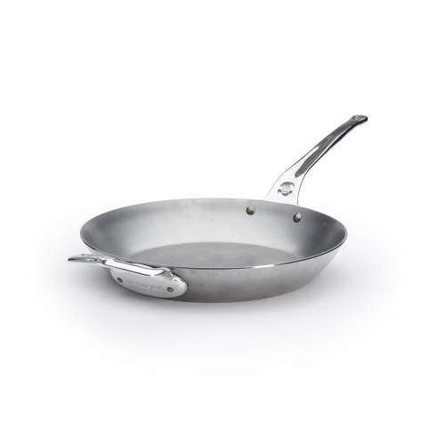 de Buyer Mineral B PRO pan 32 cm - iron with beeswax coating - stainless steel handle