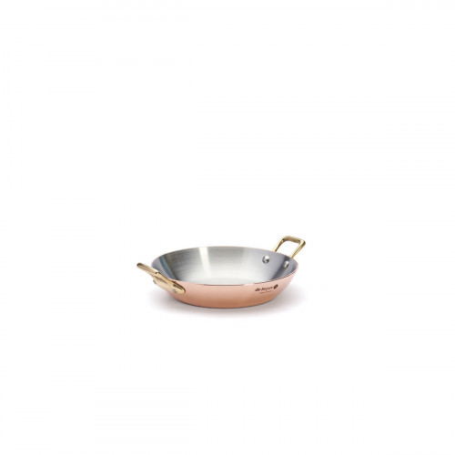 de Buyer Inocuivre Serving Pan 16 cm - Copper with Brass Handles