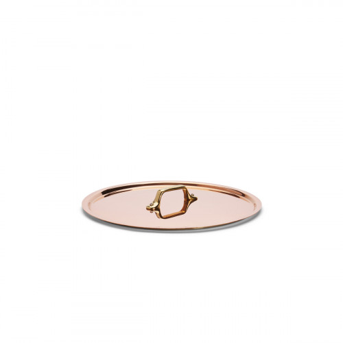 de Buyer copper lid 24 cm with brass handle