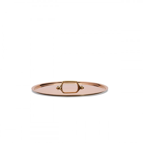 de Buyer copper lid 28 cm with brass handle