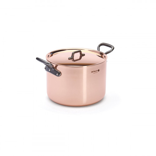 de Buyer Inocuivre high pot 24 cm / 7.5 L - copper with cast iron handles