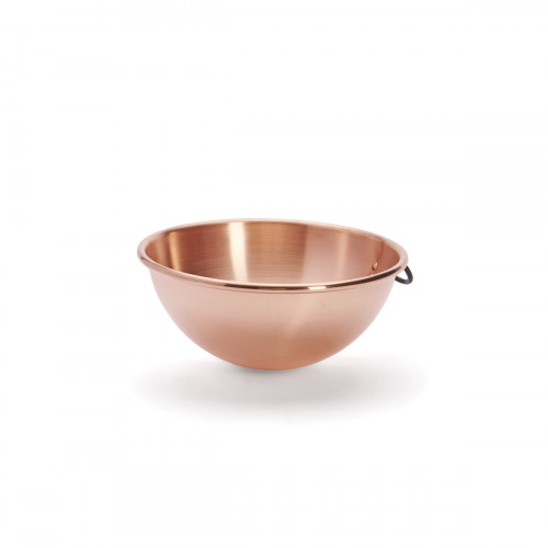 de Buyer Whisking Bowl 26 cm - Copper with Cast Iron Handle