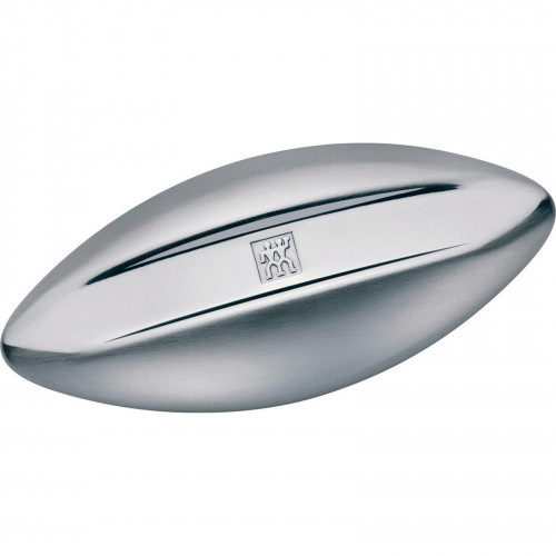 Twin stainless steel soap, matte stainless steel 18/10