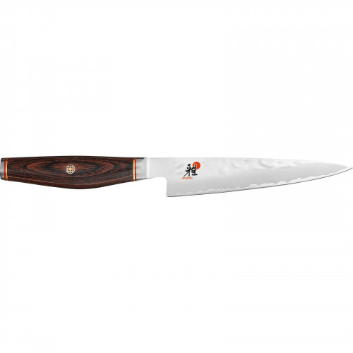 Miyabi 6000 MCT Shotoh 13 cm - shaped Pakkawood handle - MC63 - Brown