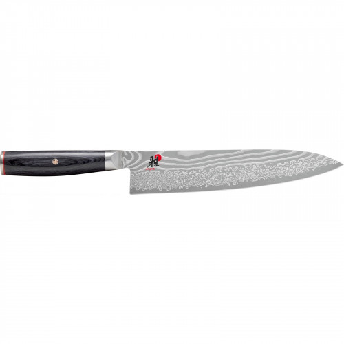 Miyabi 5000 FCD Gyutoh 24 cm - Handle made of Pakkawood in traditional D-shape - FC61 - Black