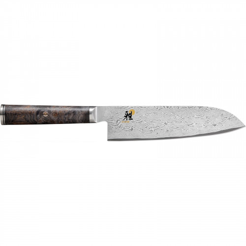 Miyabi 5000 MCD 67 Santoku Knife 18 cm - Black Maple Handle - Balanced - MC66 - Brown