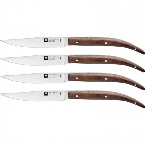 Zwilling steak set steak knife set 4-piece brown - wood