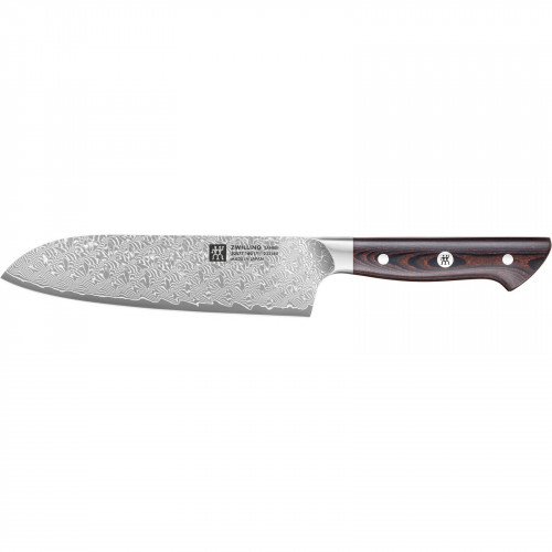 Zwilling Tanrei santoku knife, smooth grind, 18 cm - stainless steel