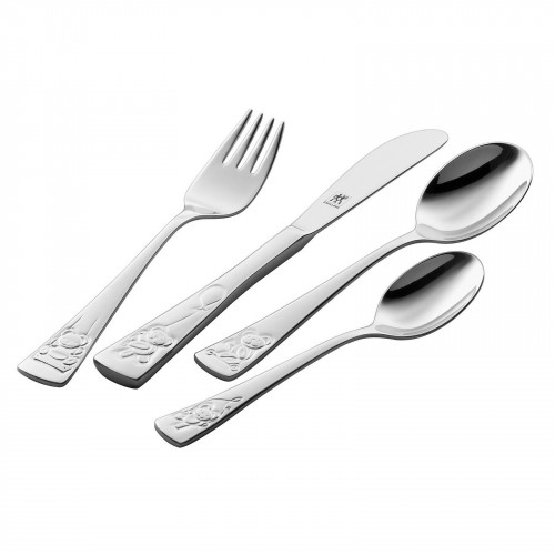 Zwilling Teddy children's cutlery set, 4-piece - stainless steel