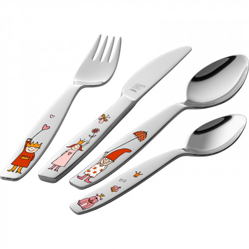 Zwilling Princess Emilie children's cutlery set, 4-piece - stainless steel
