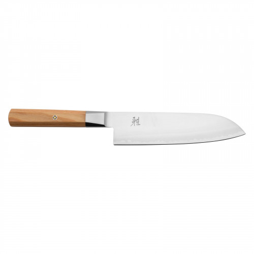 Miyabi 4000 FC Koya Santoku Knife 18 cm - Octagonal Handle made of Pakkawood - FC61 - Beige