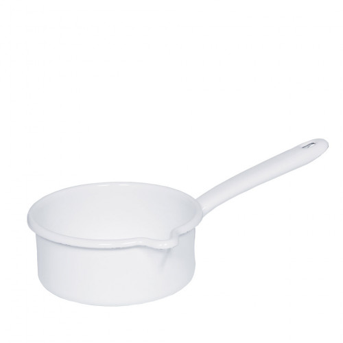 Riess Classic White Saucepan 14 cm / 0.75 L - Enamel