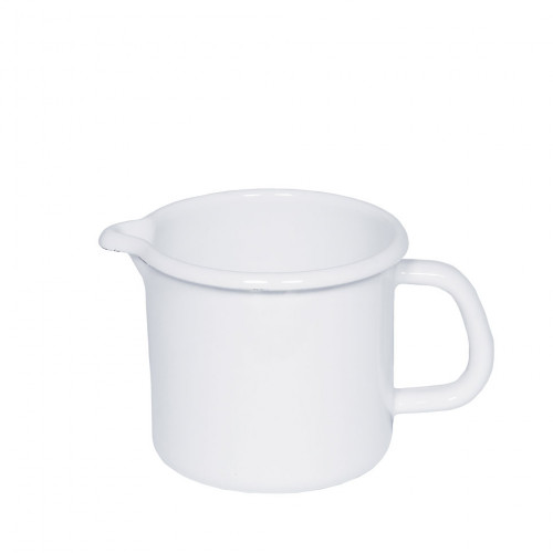 Riess Classic White Spouted Pot 12 cm / 1.0 L - Enamel