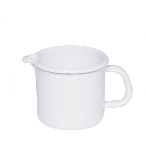 Riess Classic White Spouted Pot 14 cm / 1.7 L - Enamel