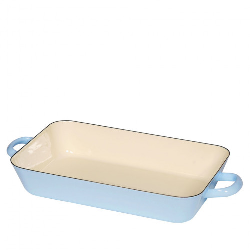 Riess Classic Colorful Pastel Frying Pan 33x20 cm Blue - Enamel