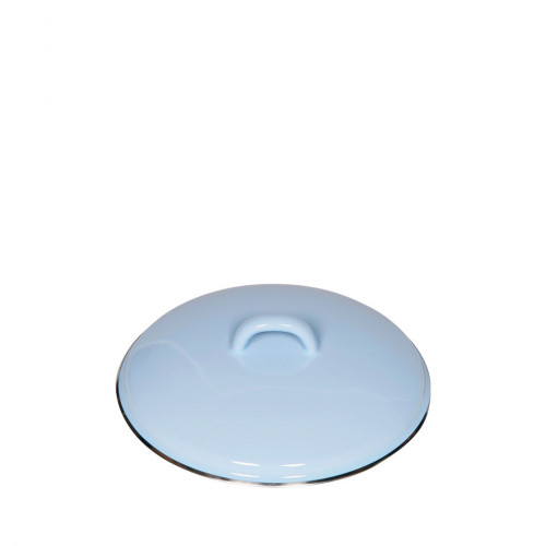 Riess Classic Pastel Lid 18 cm Blue - Enamel