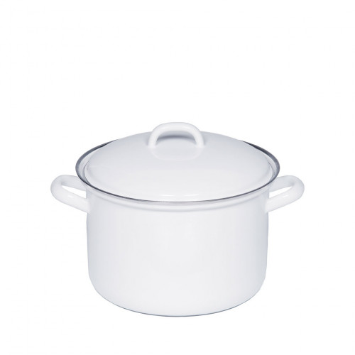 Riess Classic White Meat Pot 16 cm / 1.5 L - Enamel