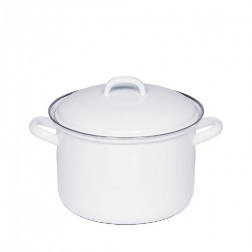 Riess Classic White Casserole 18 cm / 2.5 L - Enamel