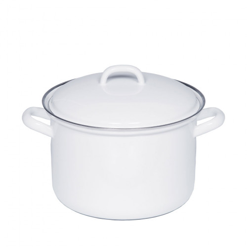 Riess Classic White Meat Pot 20 cm / 3.5 L - Enamel