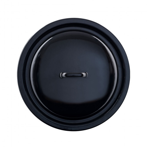 Riess Classic black enamel lid for schnitzel pan 34 cm - enamel