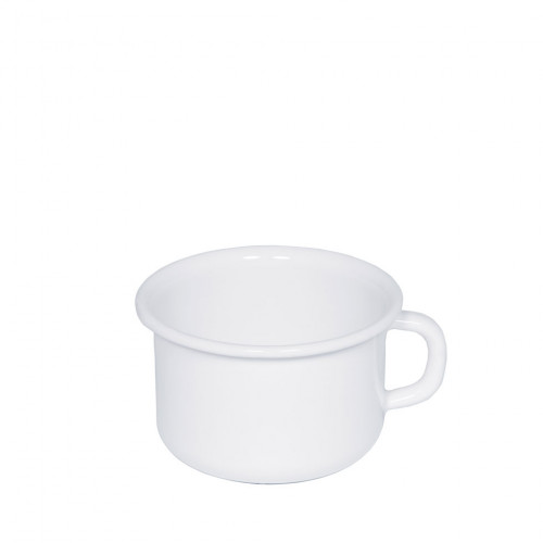 Riess Classic White Coffee Cup - Enamel