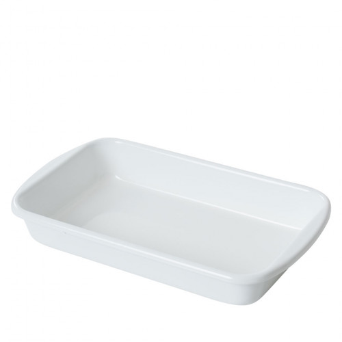 Riess Classic White Casserole Dish 36 x 21.5 cm - Enamel