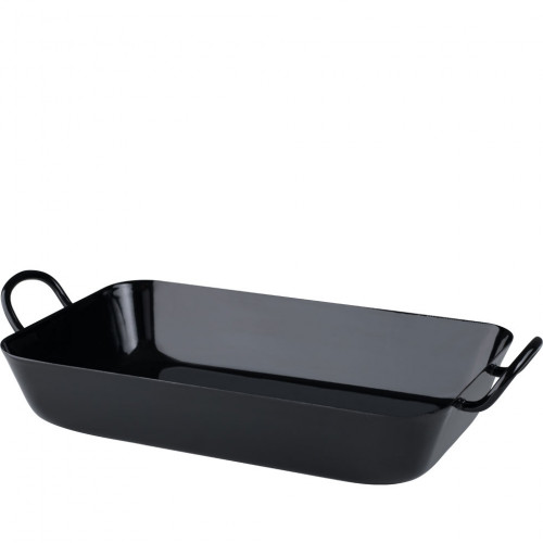 Riess Classic Black Enamel Grandma's Frying Pan 45 x 26 cm - Enamel