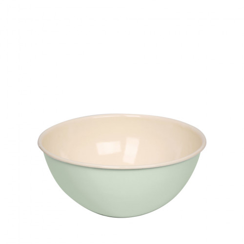Riess Classic Colorful Pastel Kitchen Bowl 22 cm / 2.5 L Nile Green - Enamel