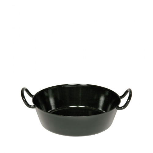 Riess Classic Black Enamel Schnitzel Pan 16 cm - Enamel