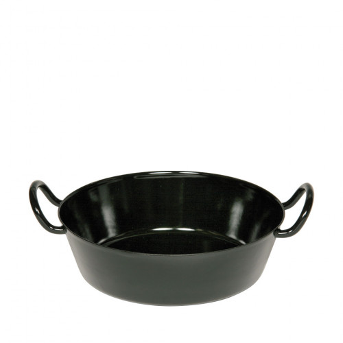 Riess Classic Black Enamel Schnitzel Pan 20 cm - Enamel