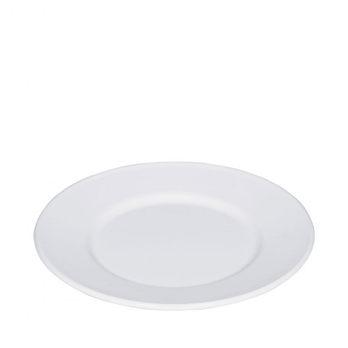 Riess Classic White Flat Plate 21 cm - Enamel