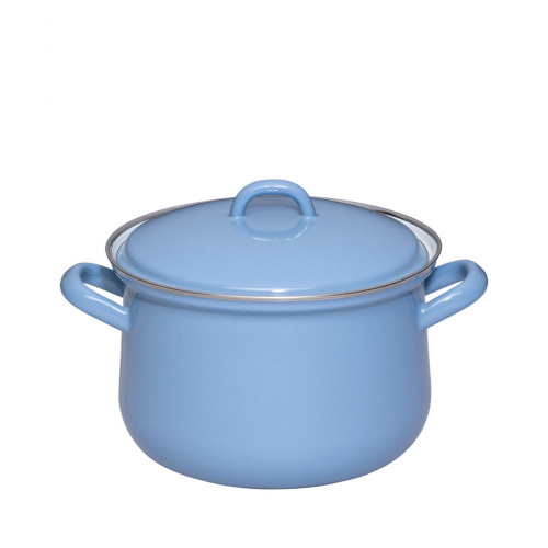 Riess Classic Nature Blue Meat Pot 18 cm / 2.5 L - Enamel