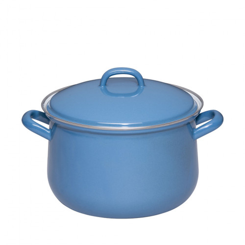 Riess Classic Nature Blue Meat Pot 20 cm / 3.5 L - Enamel