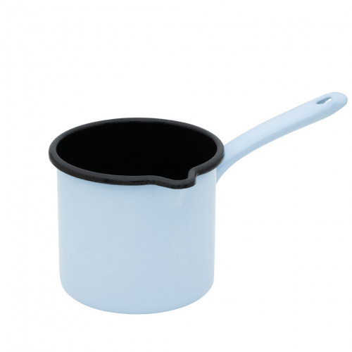 Riess Classic Blue Enamel Beak Pot 12 cm / 1.0 L with Handle - Enamel