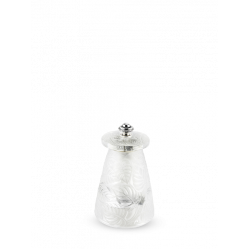 Peugeot Lalique Salt Mill 9 cm Crystal - Steel Grinder