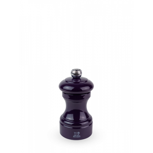 Peugeot Bistrorama Pepper Mill 10 cm Beech Wood Aubergine Lacquered - Steel Grinder