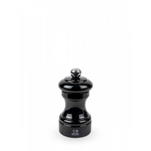 Peugeot Bistrorama Salt Mill 10 cm Beech Wood Black Lacquered - Steel Grinder