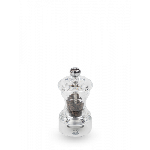 Peugeot Bistro Pepper Mill 10 cm Acrylic - Steel Grinder