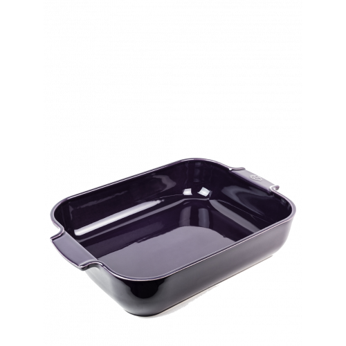 Peugeot Appolia Rectangular Casserole Dish 40 cm Aubergine - Ceramic