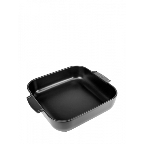 Peugeot Appolia Square Casserole Dish 36 cm Satin Black - Ceramic