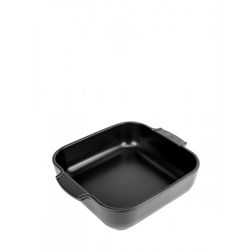 Peugeot Appolia Square Casserole Dish 28 cm Satin Black - Ceramic