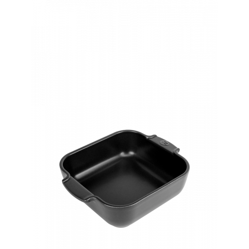Peugeot Appolia Square Casserole Dish 21 cm Satin Black - Ceramic