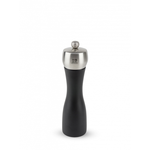 Peugeot Fidji Pepper Mill 20 cm Beechwood Matte Black - Steel Grinder