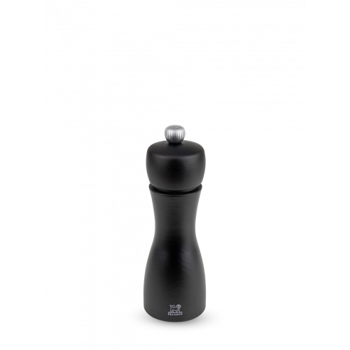 Peugeot Tahiti Pepper Mill 15 cm Beechwood Matte Black - Steel Grinding Mechanism