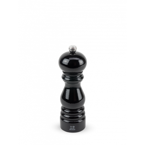Peugeot Paris Classic Salt Mill 18 cm Beechwood Black Lacquered - Steel Grinding Mechanism