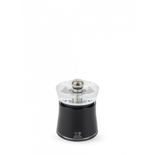 Peugeot Bali Pepper Mill 8 cm Acrylic Black - Steel Grinder