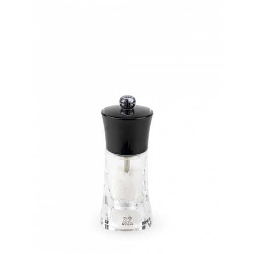 Peugeot Molène Salt Mill 14 cm Acrylic Black - Steel Grinder