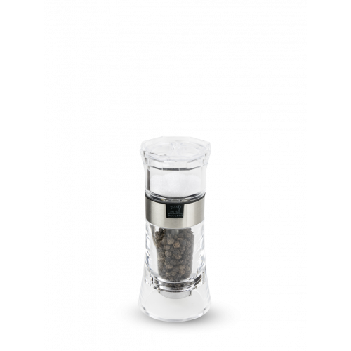 Peugeot Oslo Pepper Mill + Salt Shaker 13 cm Acrylic - Steel Grinder