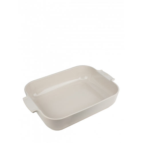 Peugeot Appolia rectangular baking dish 40 cm ecru - ceramic