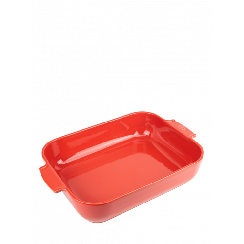 Peugeot Appolia rectangular baking dish 40 cm red - ceramic